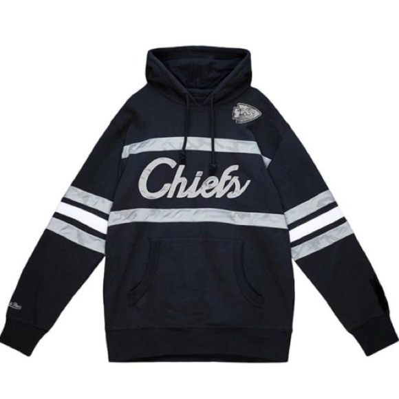 Mitchell & Ness Kansas City Chiefs NFL Camo Reflective Hoodie Men’s Sz 2XL Black - Picture 1 of 14